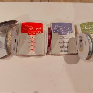 Stampin Up Ink and Ribbon